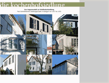 Tablet Screenshot of kochenhof-siedlung.de